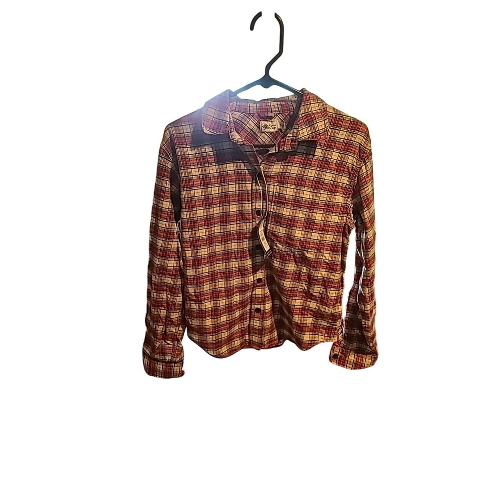 NWT Alpine Design Midweight Flannel Red Plaid Size XS